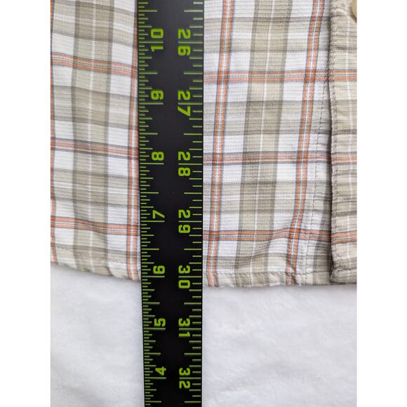 Columbia Titanium Vented Mens Plaid Button Up Shirt XL Brown Outdoor Fishing - Picture 5 of 7